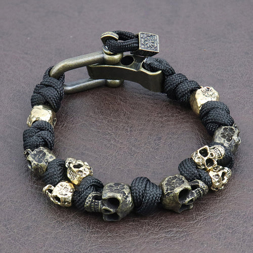 Armband i Legering med Dödskalledetaljer
