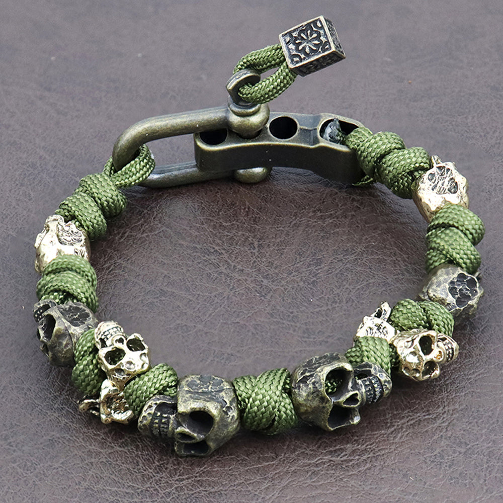 Armband i Legering med Dödskalledetaljer