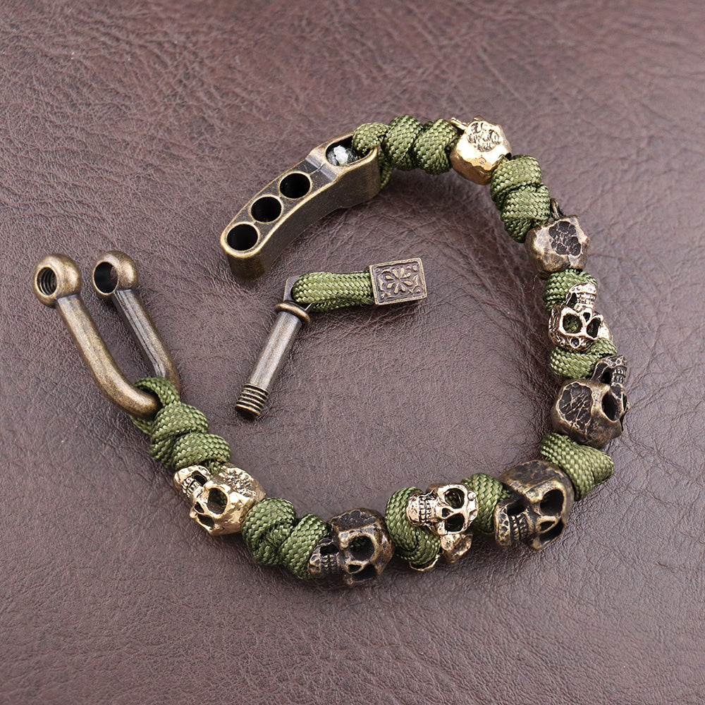 Armband i Legering med Dödskalledetaljer