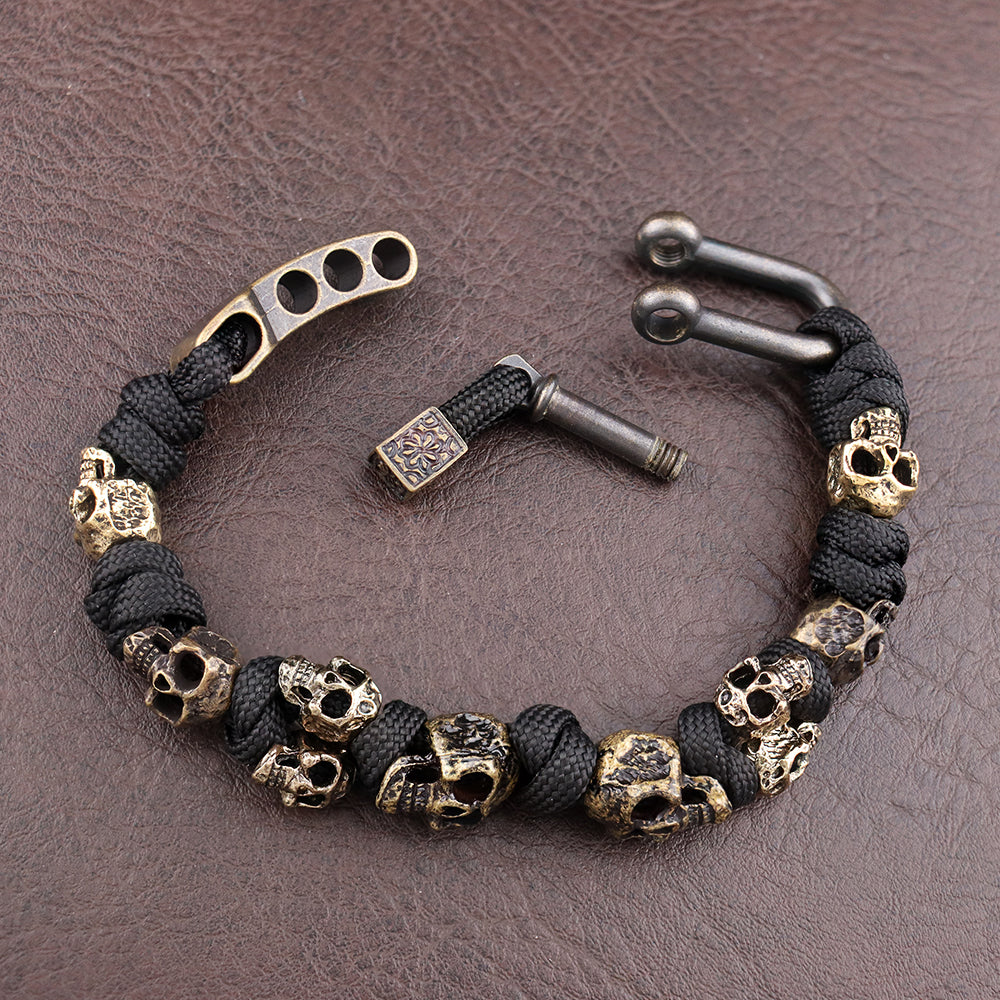 Armband i Legering med Dödskalledetaljer