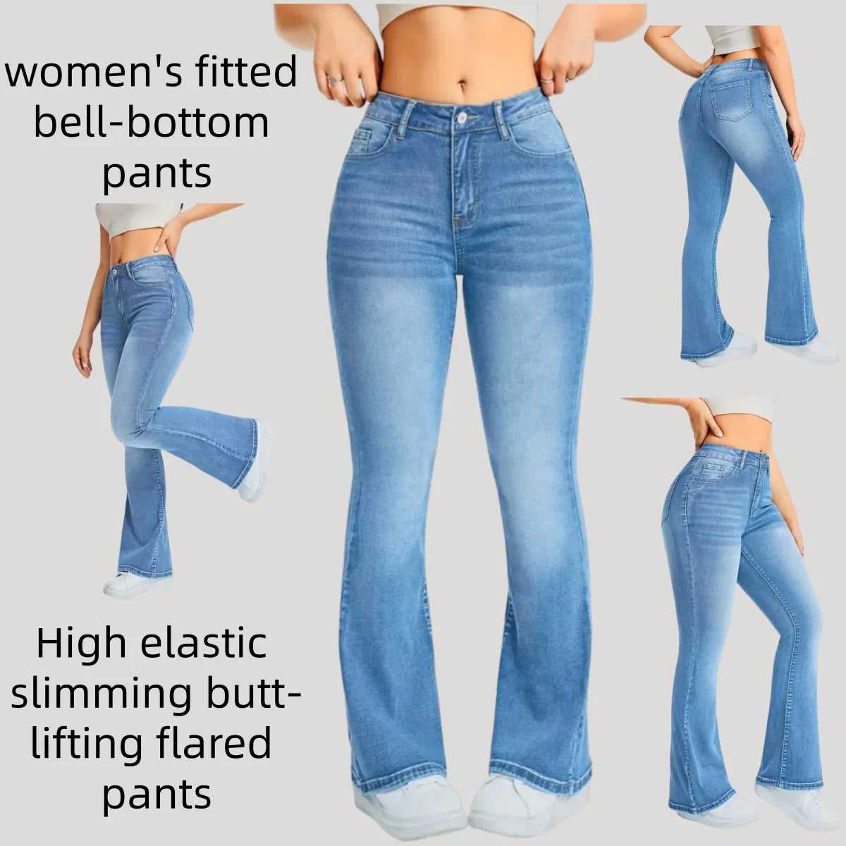 Vida Flarejeans i Lös Passform
