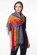 Vivienne Boho Cashmere Wrap - AI fashion image 1