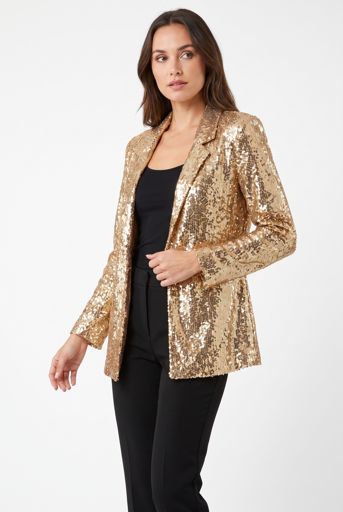 Maeve Sequined Blazer - AI fashion image 3