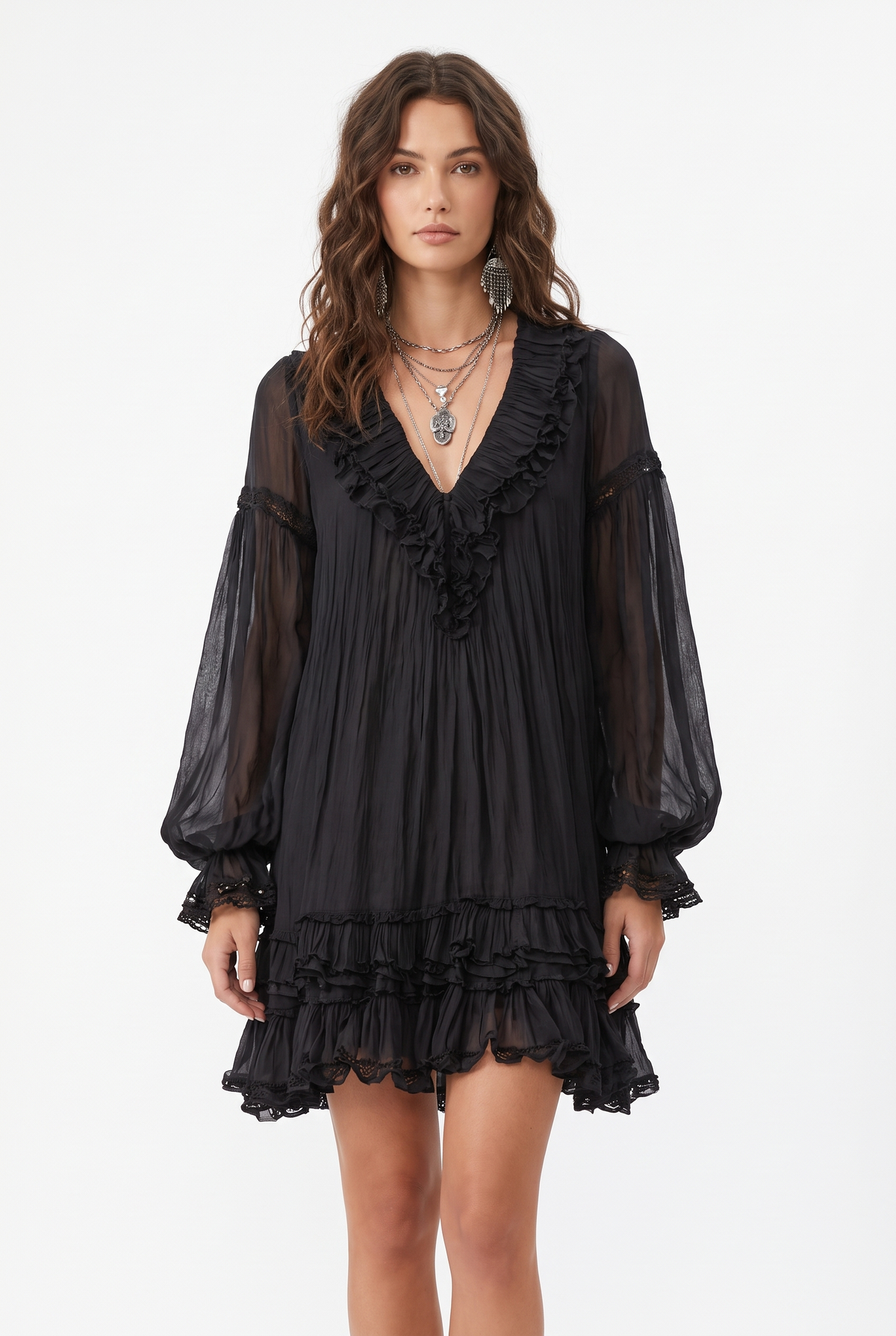 Elodie Flowing Mini Dress