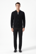 100% Cashmere Cardigan - heise Svart