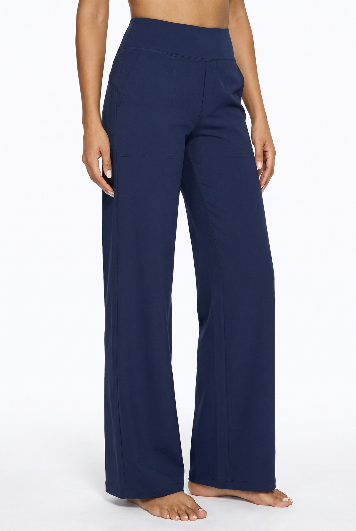 Vivienne Stretch Comfort Trousers - Marinblå