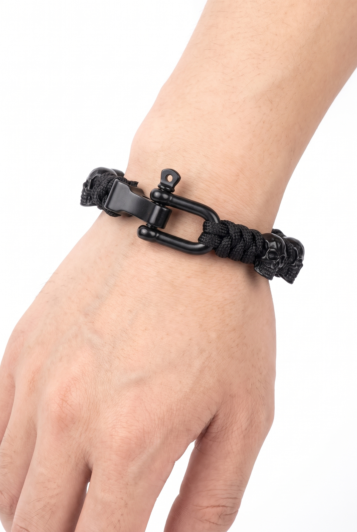 Croft Skull Bracelet - Svart