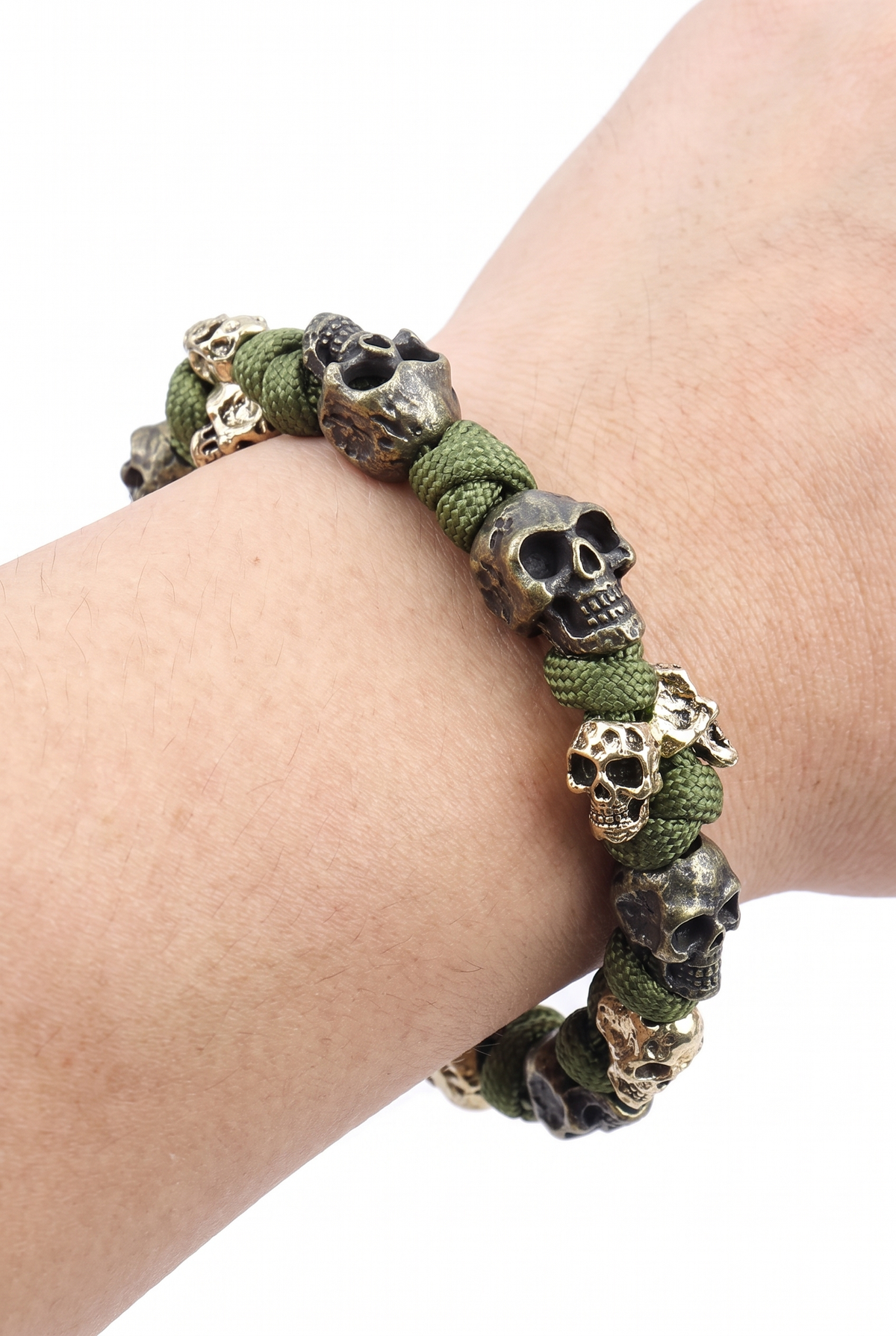 Croft Skull Bracelet - Grön