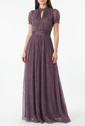 Vivienne Lace Maxi Dress - Violett